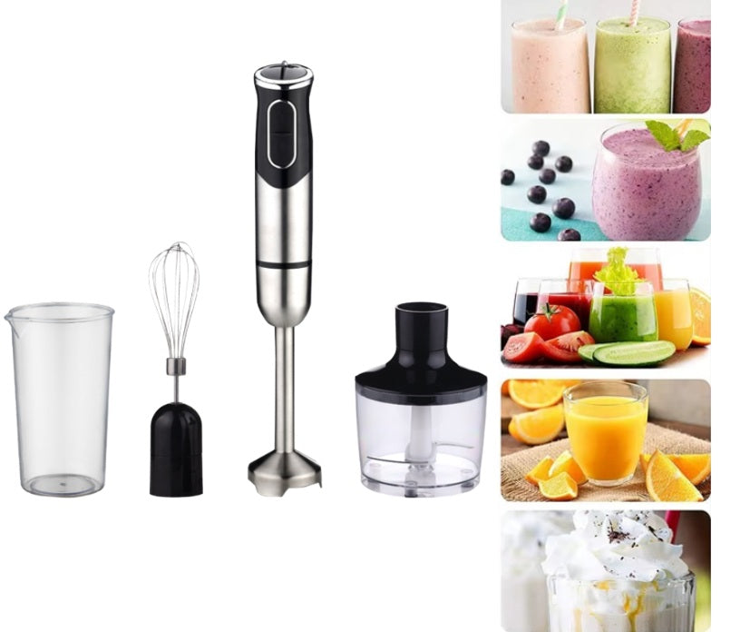 HAND BLENDER MULTIFUNCTIONAL STRONG TITANIUM BLADES SET 6IN1 AKCESORIA Rotational speed control yes
