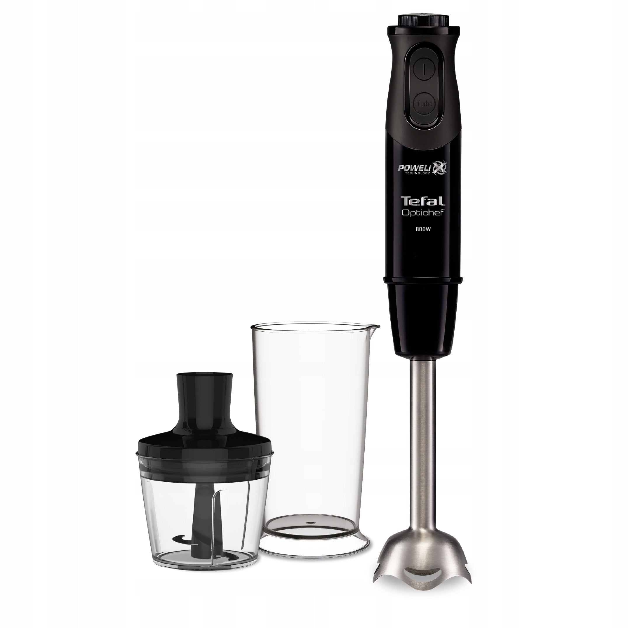 HAND BLENDER TEFAL OPTICHEF HB641838 800W 10 SPEED TURBO SHREDDER