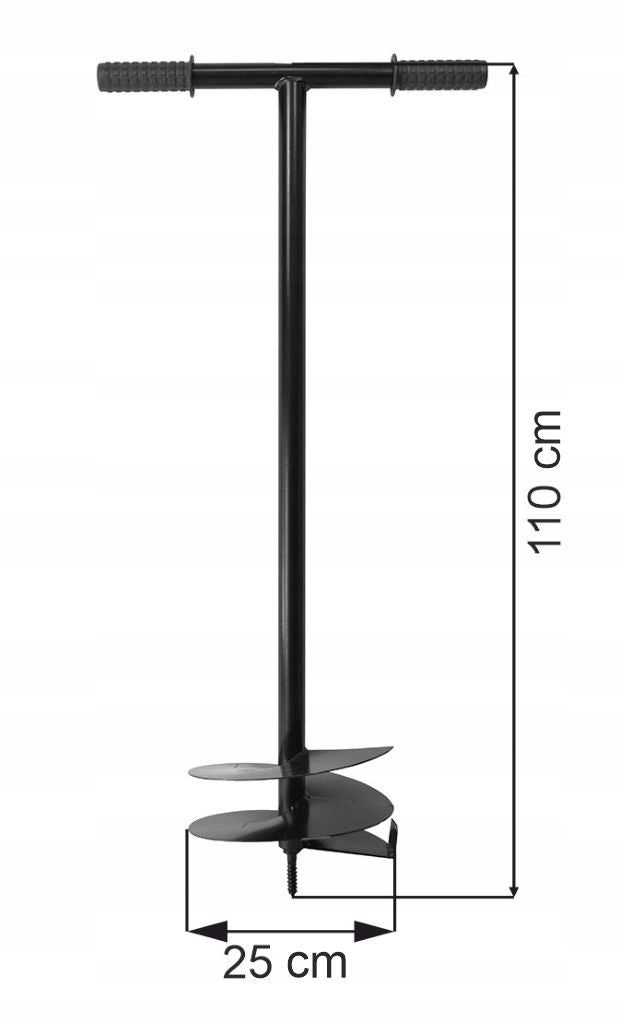 HAND DRILL FOR SOIL GROUND POSTS DRILL 250 GARDEN DIMMER Manufacturer code 2624