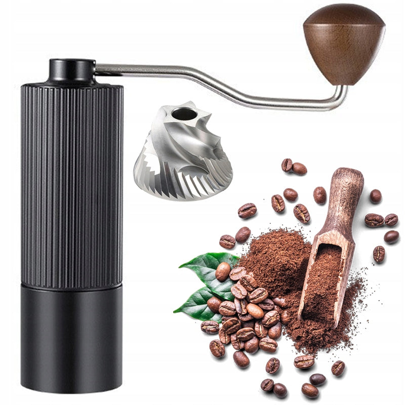 HAND GRINDER FOR COFFEE WITH BRUSH – GRINDING THICKNESS ADJUSTMENT Brand no brand