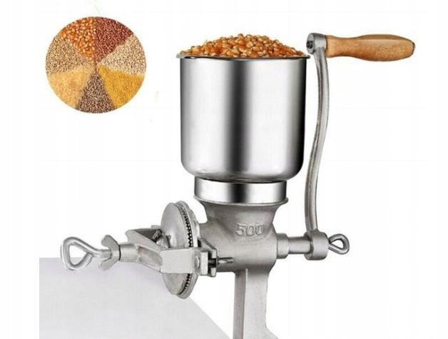 HAND GRINDER FOR GRINDING MALT TABLE CAST IRON SHOT BLASTING MACHINE STRONG 1,5L Packaging status original