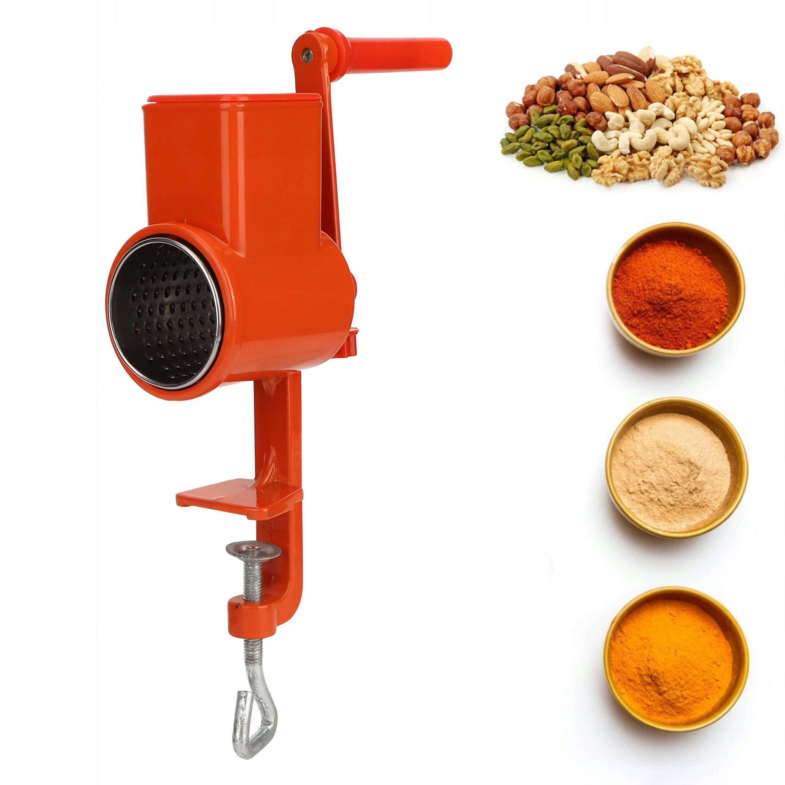 HAND GRINDER FOR TABLE GRAIN CAST IRON SHOT BLASTING MACHINE