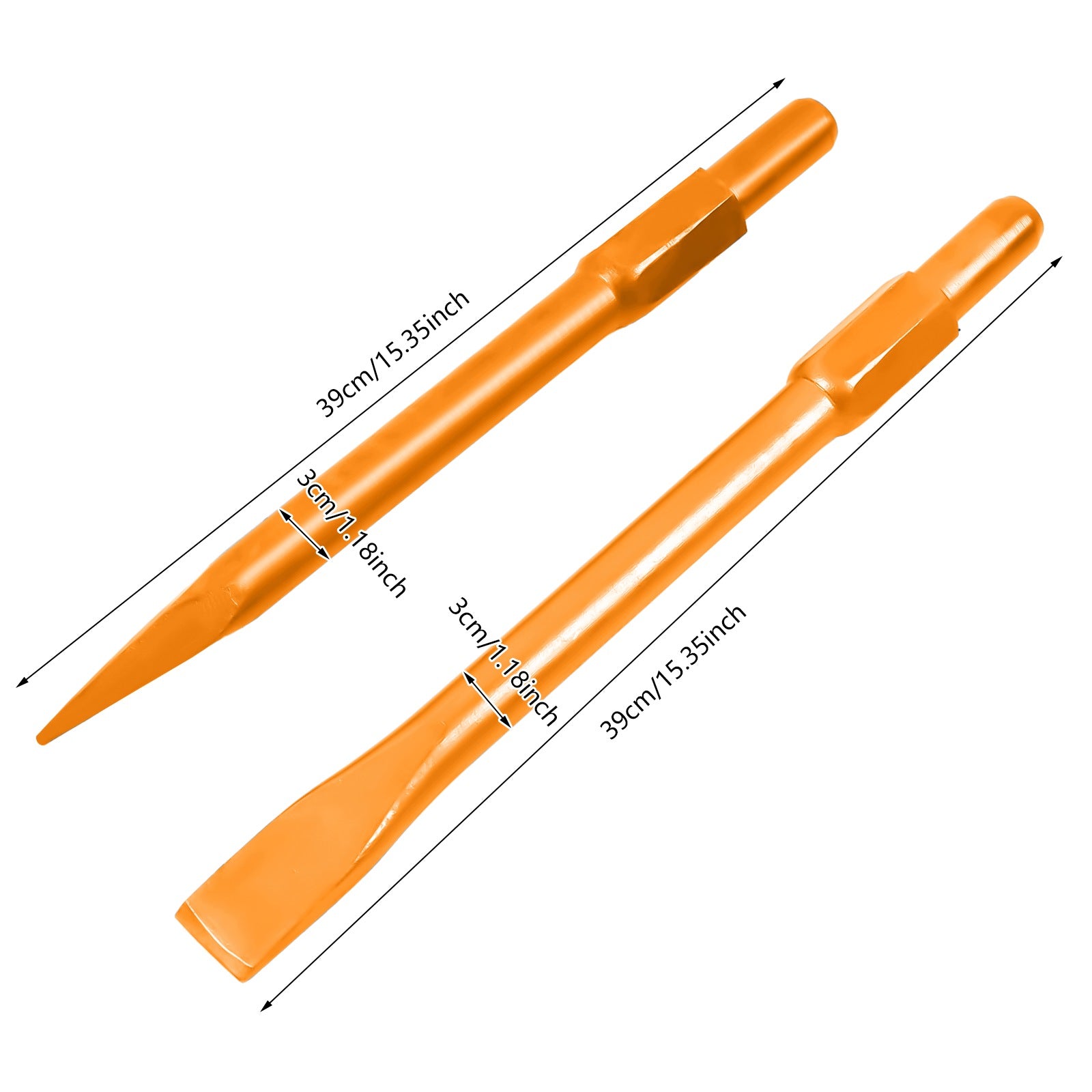 HAND-HELD DEMOLITION IMPACT HAMMER (ONE POINTED AND ONE FLAT) Manufacturer code 4784six