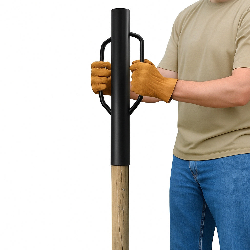 HAND KAFAR FOR DRIVING POLES HAMMER FOR POLES Ø 80 MM Batteries included no