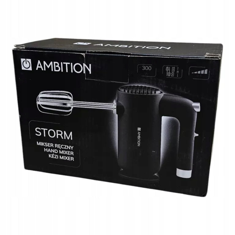 HAND MIXER AMBITION STORM 300W - graphite Packaging status original
