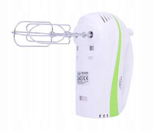 HAND MIXER FOOD PROCESSOR 5 GEARS TURBO 4 TIPS POWER 550W LIGHT QUIET Manufacturer code AD4205