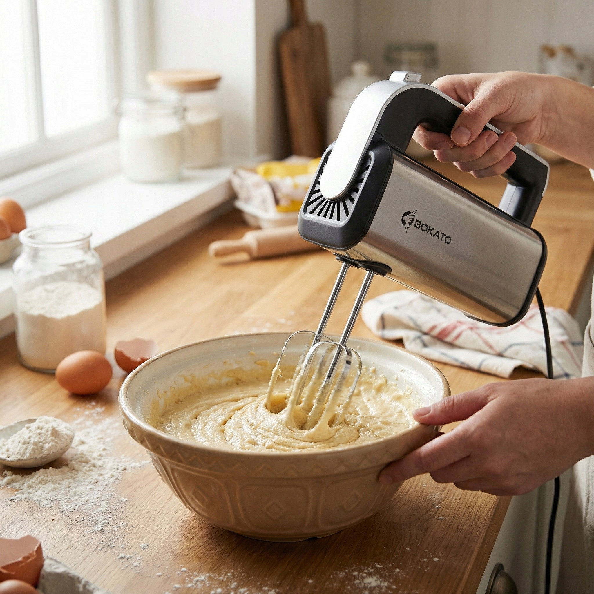HAND MIXER KITCHEN WHISK HOOKS 500W TURBO 5 POWER MULTIFUNCTIONAL EAN (GTIN) 5906228901141