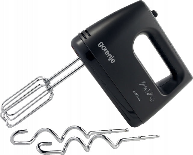 HAND MIXER M460CBK 450WAT GORENJE 5 GEARS TURBO WHIPPING Brand Gorenje