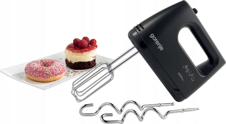 HAND MIXER M460CBK 450WAT GORENJE 5 GEARS TURBO WHIPPING