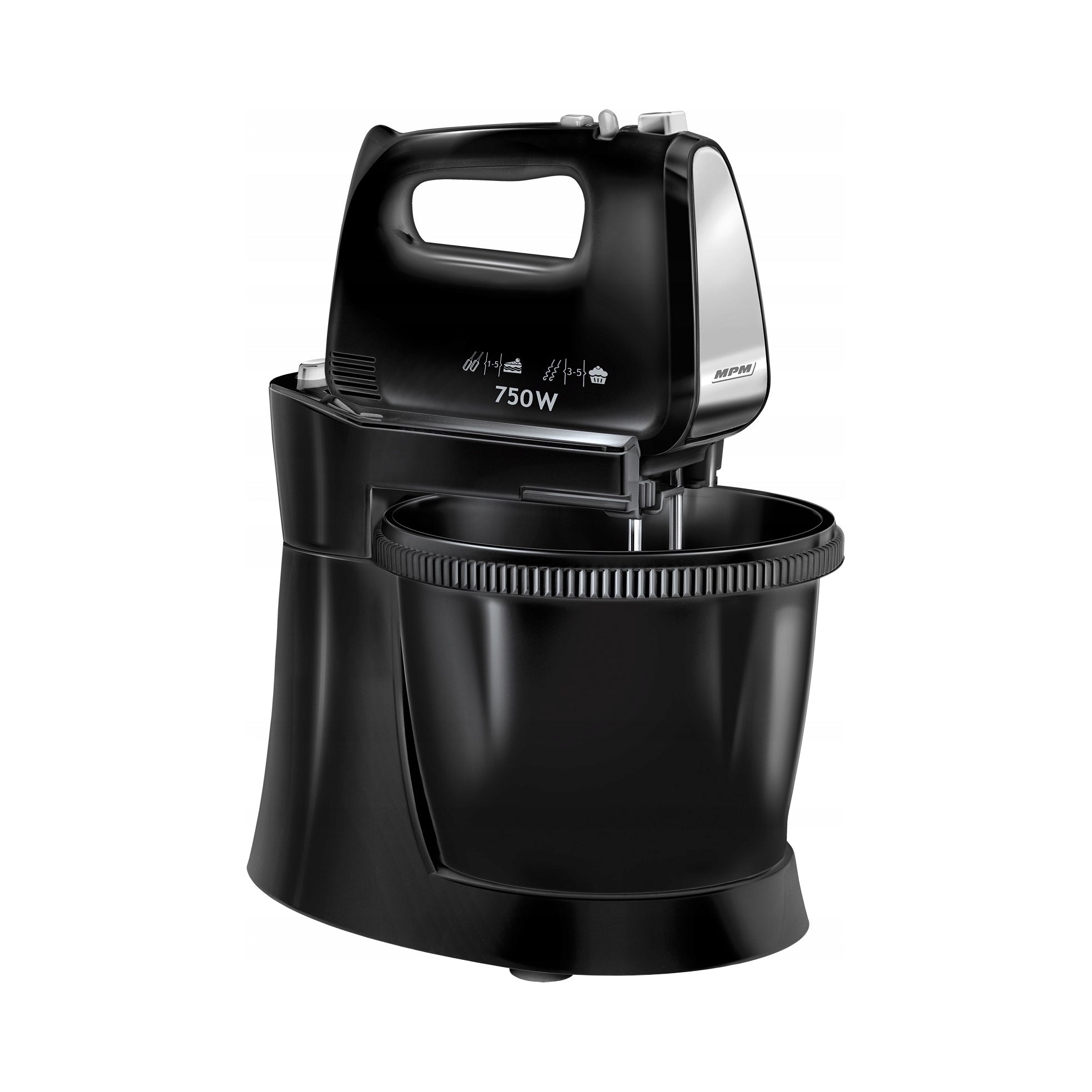 HAND MIXER MMR 20Z/C BLACK 750W WITH BOWL