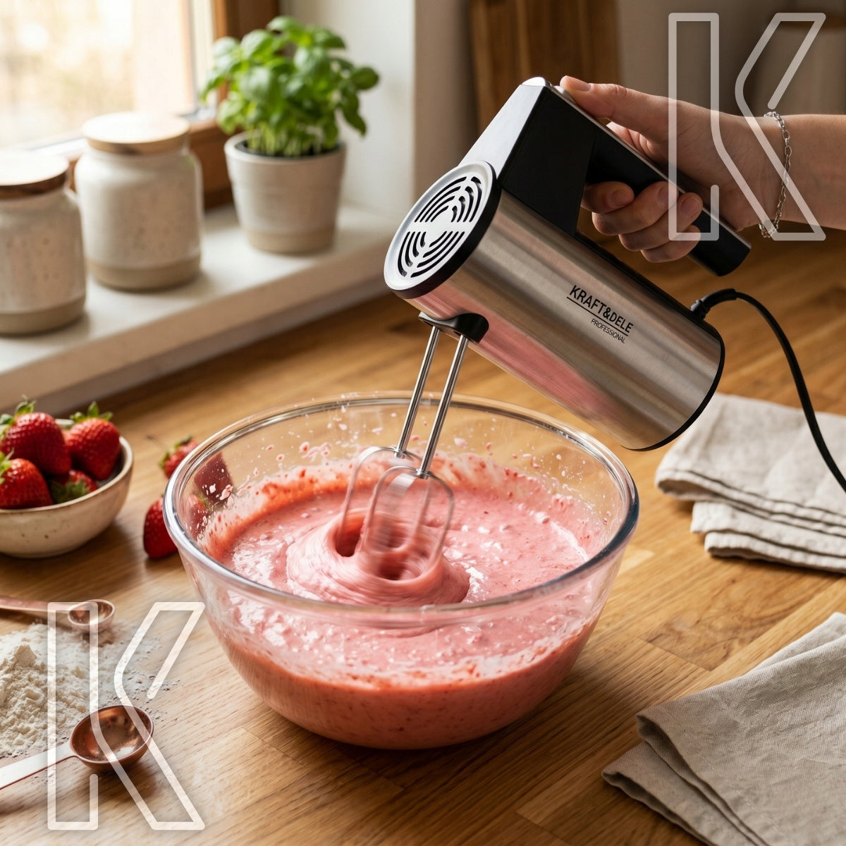 HAND MIXER MULTIFUNCTIONAL FOOD PROCESSOR 1000W 5 GEARS STIRRER SET Manufacturer code MIKSER RĘCZNY MOCNY KUCHENNY MIESZADŁA ZESTAW