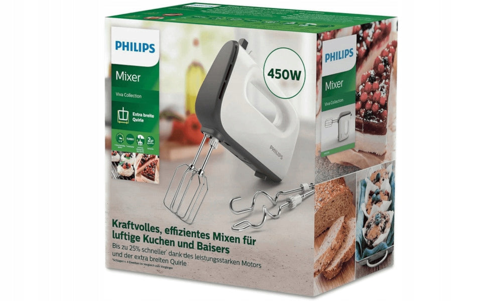 HAND MIXER PHILIPS Viva Collection HR3740/00 450W