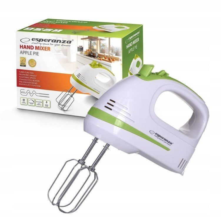 HAND MIXER ROBOT WITH ADJUSTMENT + TIPS 400W WHISK STIRRER