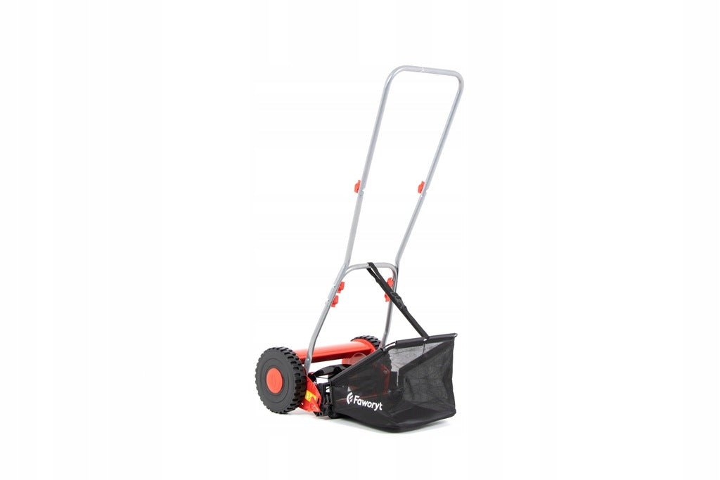 HAND MOWER PUSH MECHANICAL DRUM TKR300 WITH BASKET 30cm 14-47 mm Mowing height adjustment with adjustment