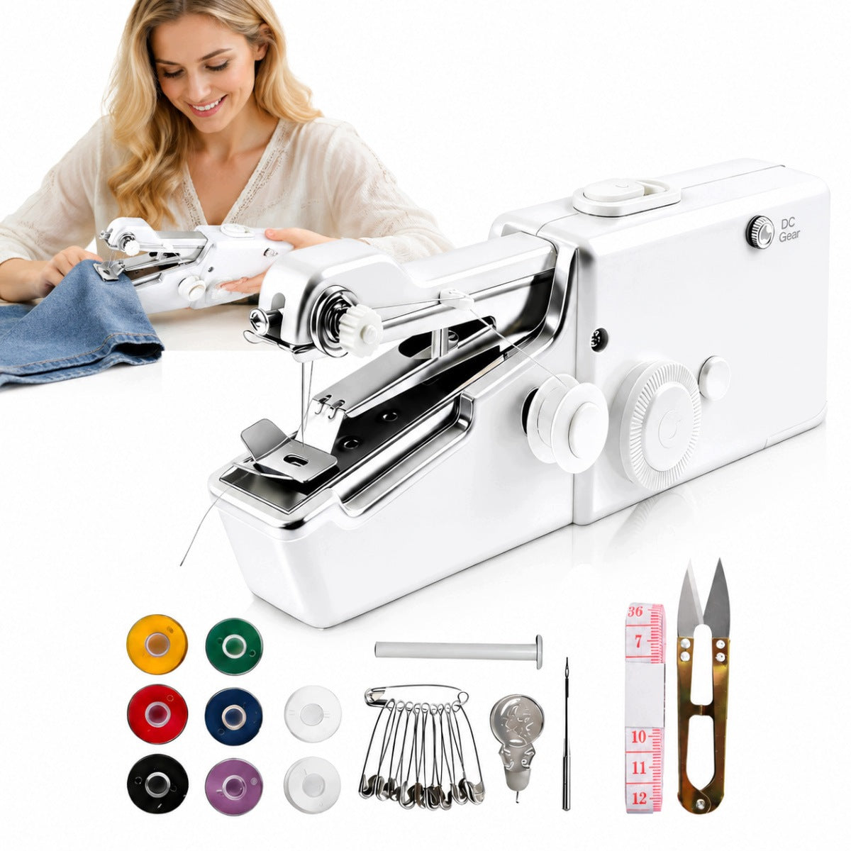 HAND SEWING MACHINE FOR BEGINNERS SIMPLE PRECISION OPERATION