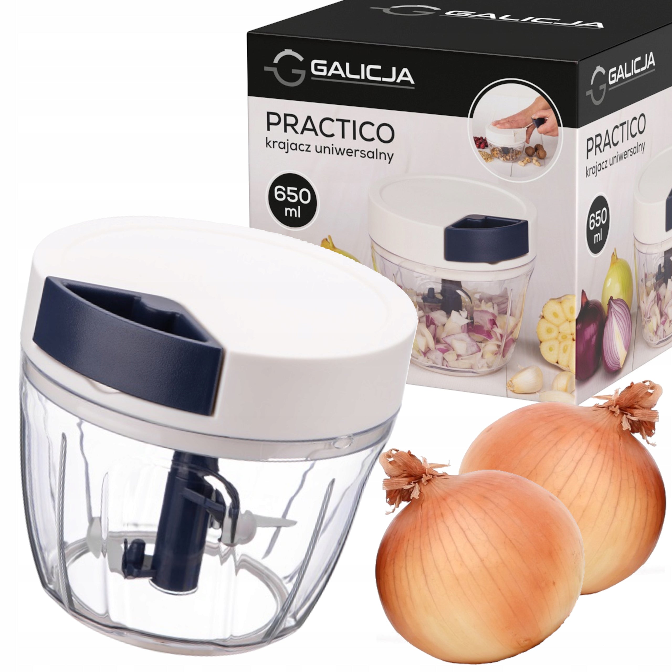 HAND SLICER VEGETABLE SLICER ONION VEGETABLE SLICER PRACTICO 650ml Brand Galicja