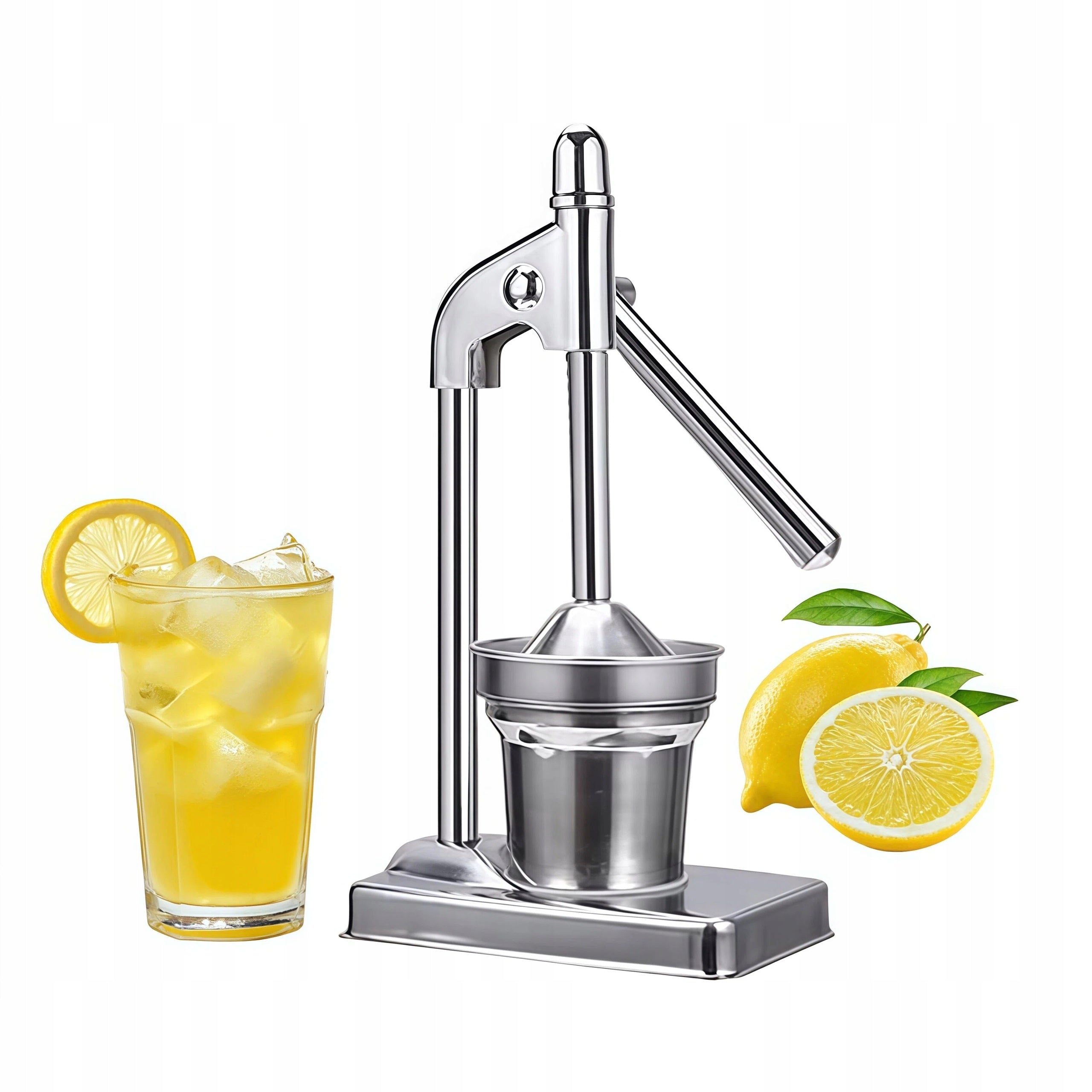 HAND SQUEEZER FOR POMEGRANATES AND CITRUS STAINLESS STEEL EFFICIENT Packaging status original