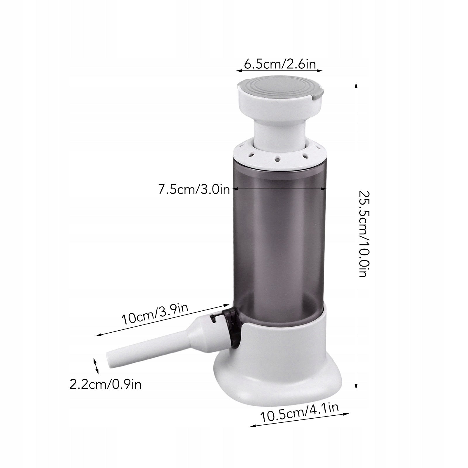 HAND STUFFER FOR SAUSAGES INCLUDED 4 FILLING TUBES 25.5*10.5CM Manufacturer code 31182798