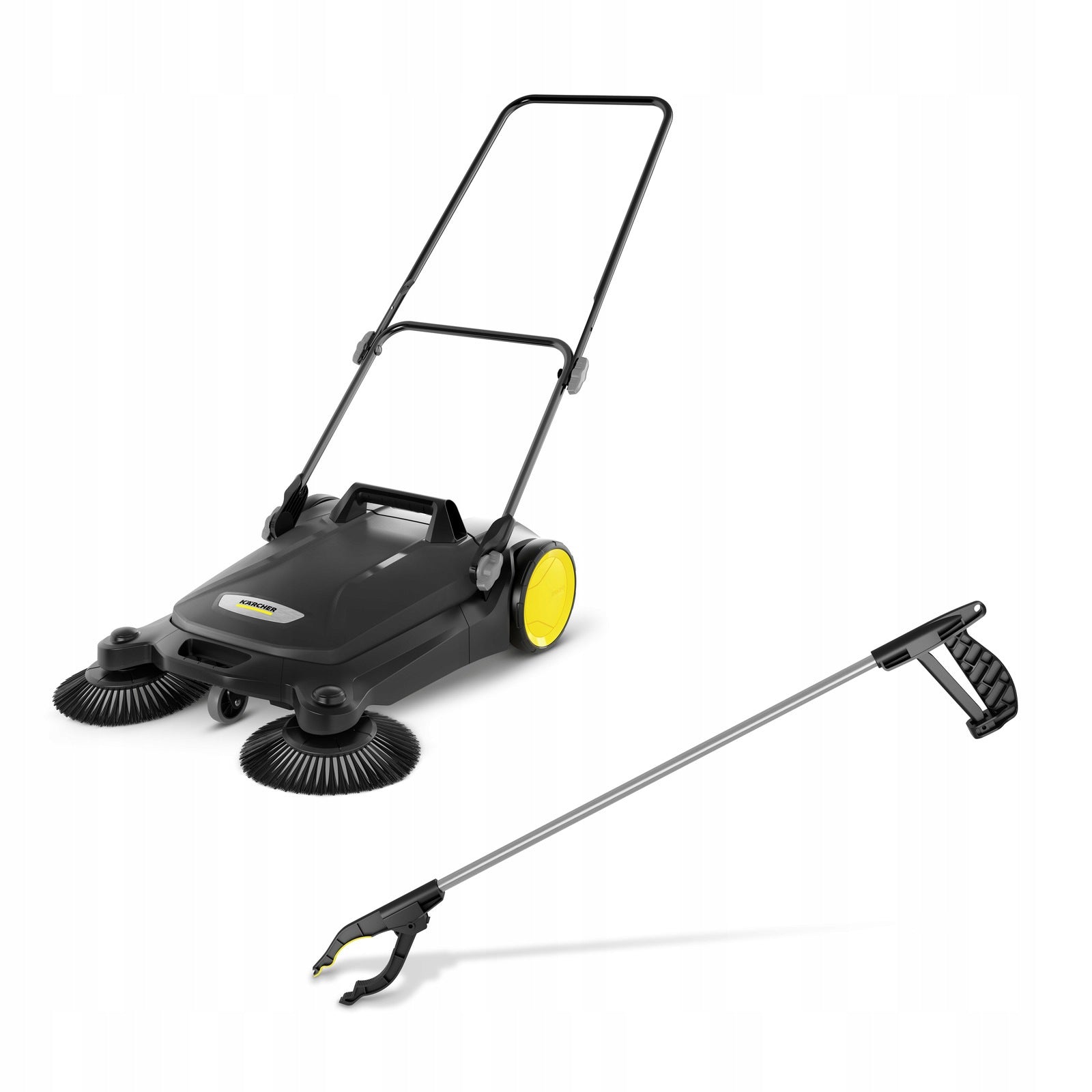 HAND SWEEPER KARCHER S4 TWIN GO FURTHER 68CM BLACK LIMITED GRIPPER