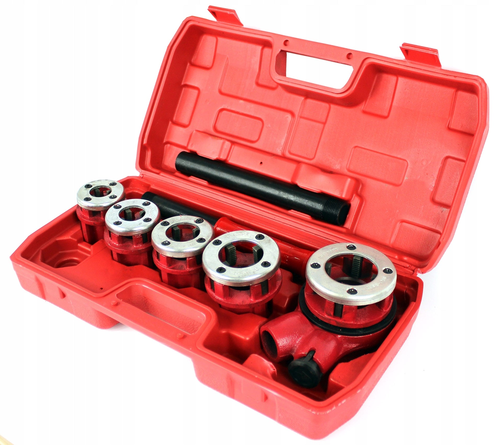 HAND TAP FOR PIPES WITH RATCHET DIE 5 el. Packaging status original