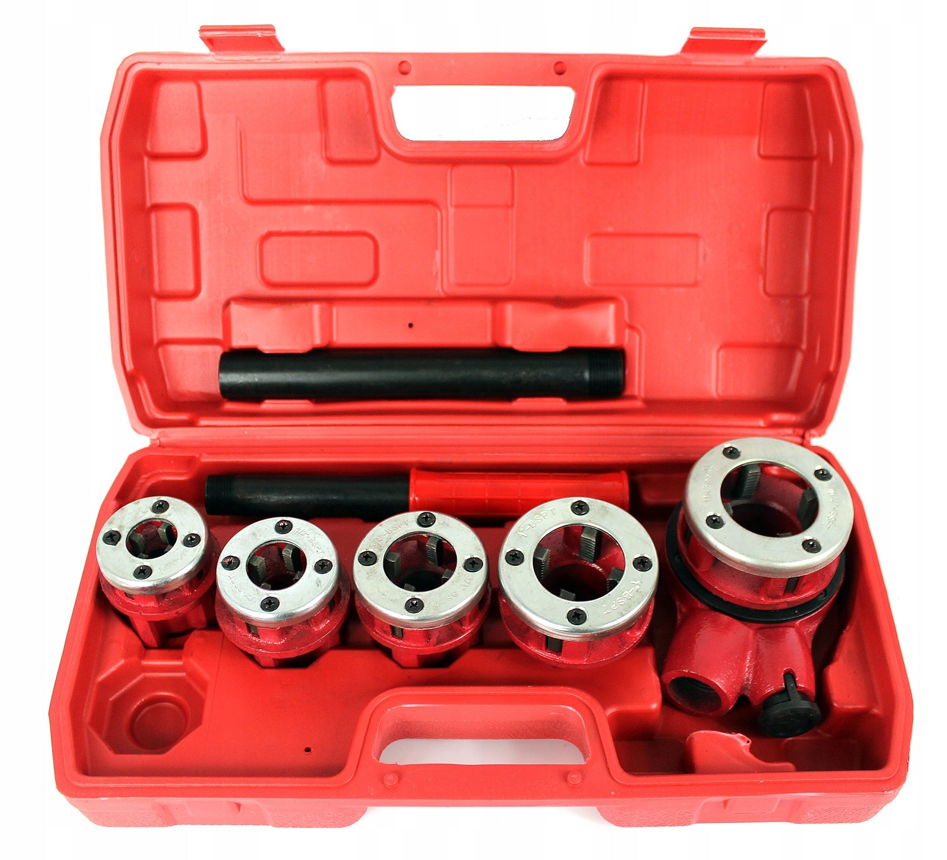 HAND TAP FOR PIPES WITH RATCHET DIE 5 el.