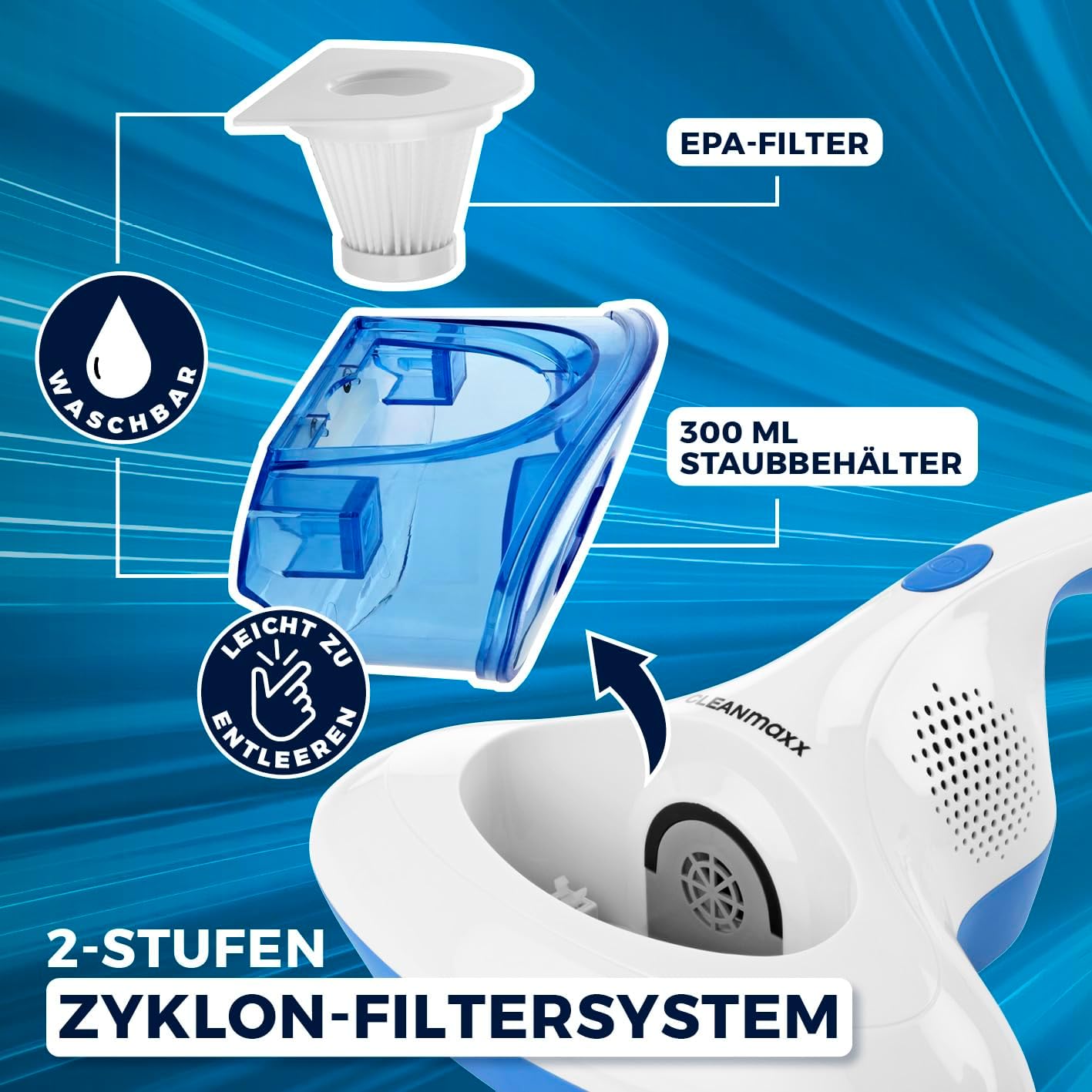 HAND VACUUM CLEANER ANTI-ALLERGIC UV-C - BROTH Manufacturer code 8442511