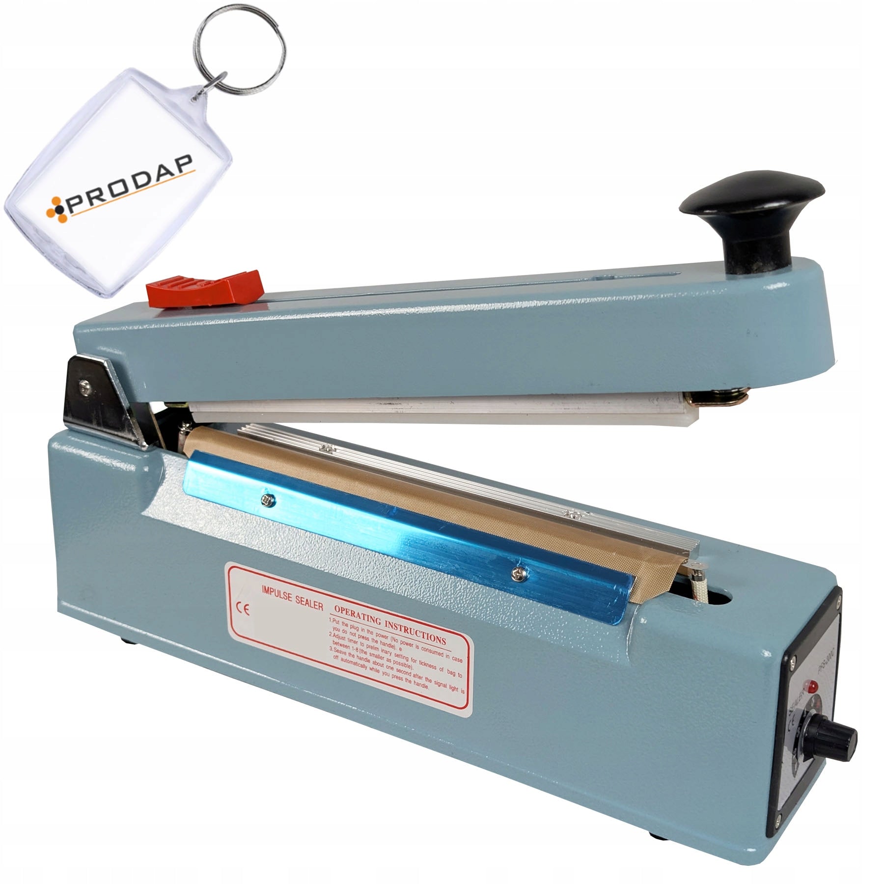 HAND WELDING MACHINE FOR PACKAGING FILM 20cm 200mm 2mm WITH CENTER KNIFE PRODAP