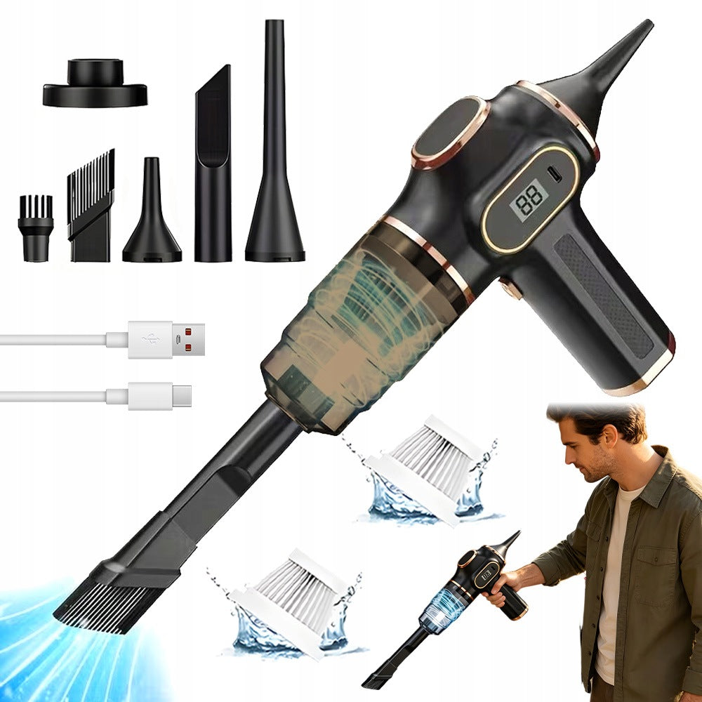 HANDHELD CORDLESS TOUCH VACUUM CLEANER 3000MAH 20MIN CARPET TILE PANELS