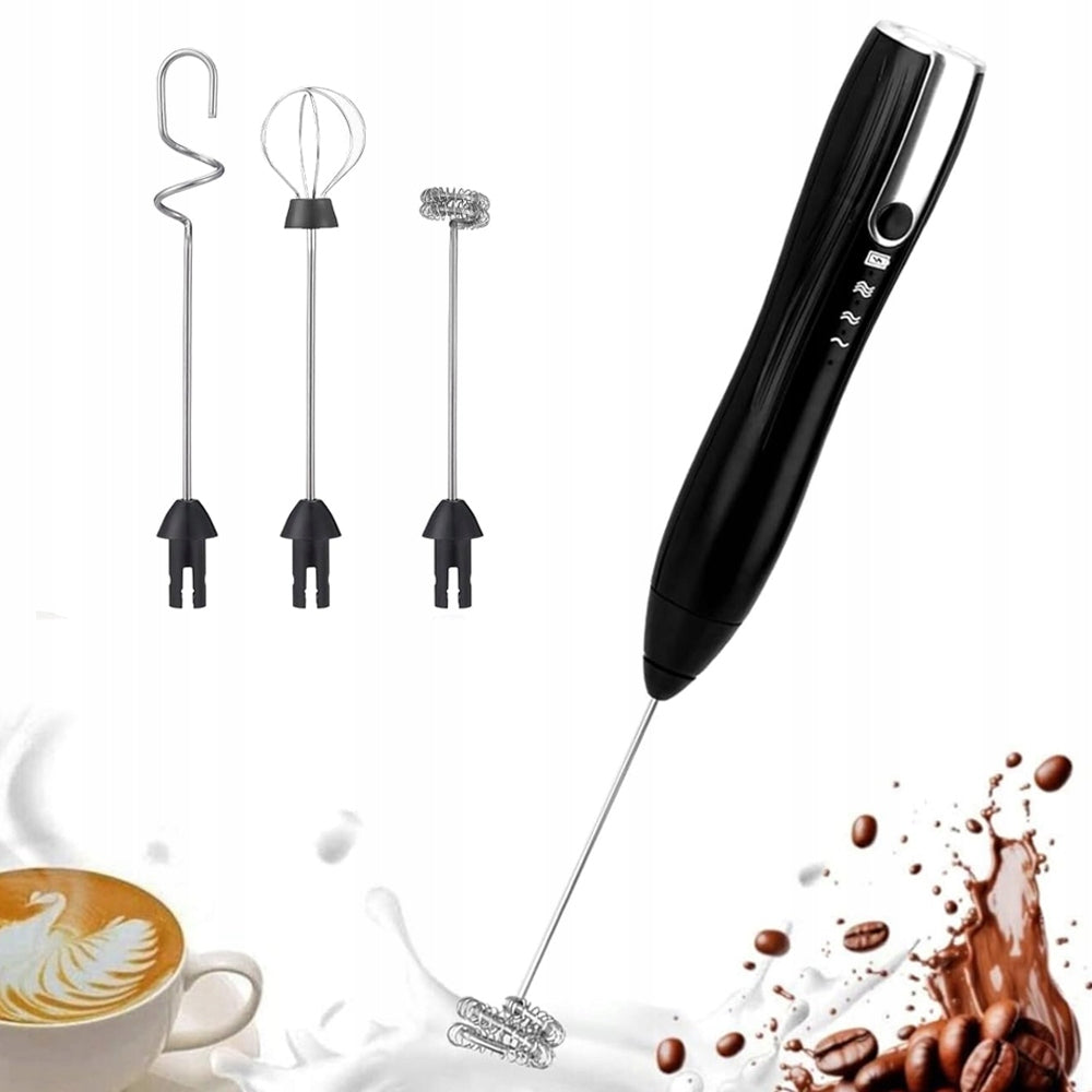 HANDHELD FROTHER COFFEE MILK MIXER ELECTRIC RECHARGEABLE USB