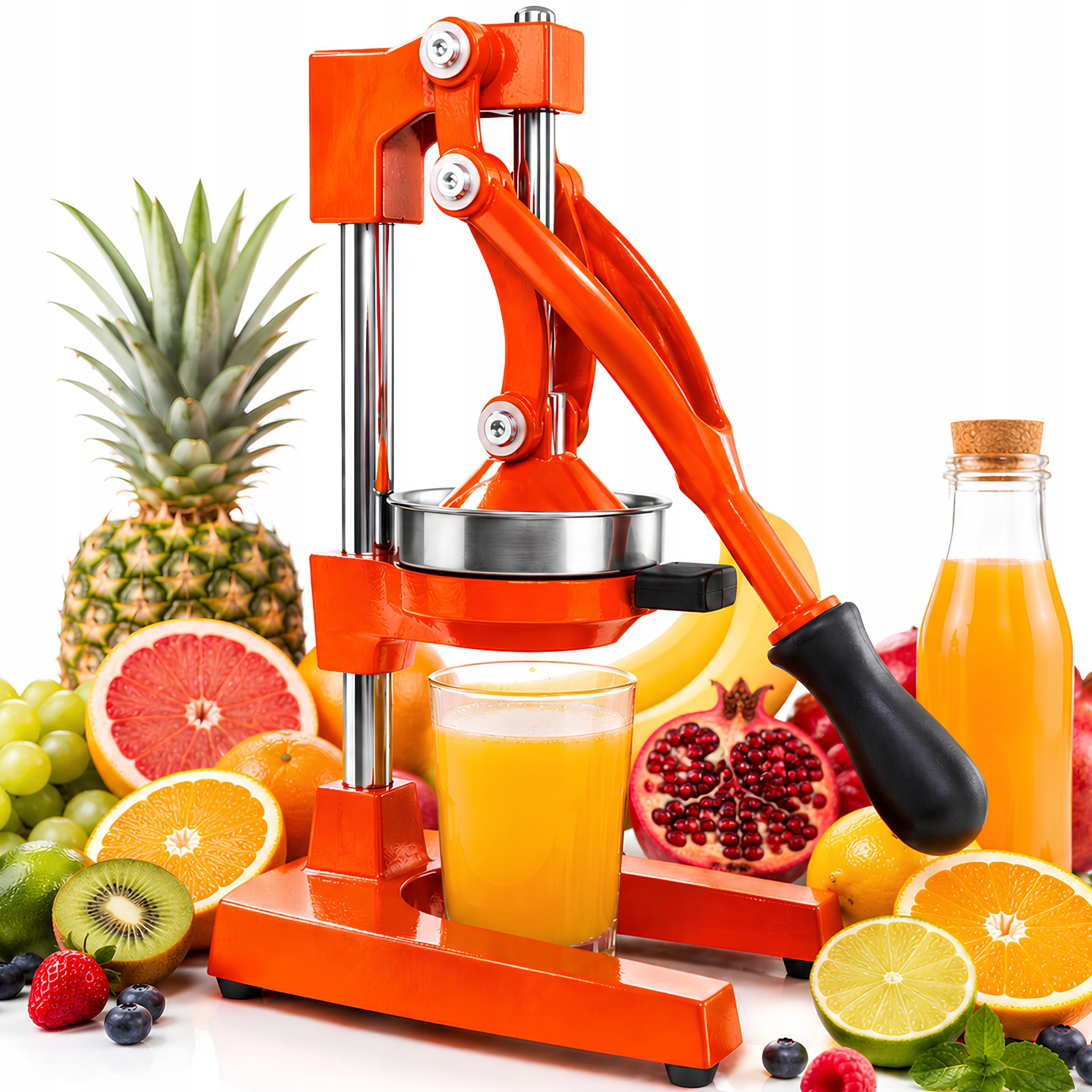 HANDHELD FRUIT CITRUS JUICER SOLID HEAVY ORANGE PRESS