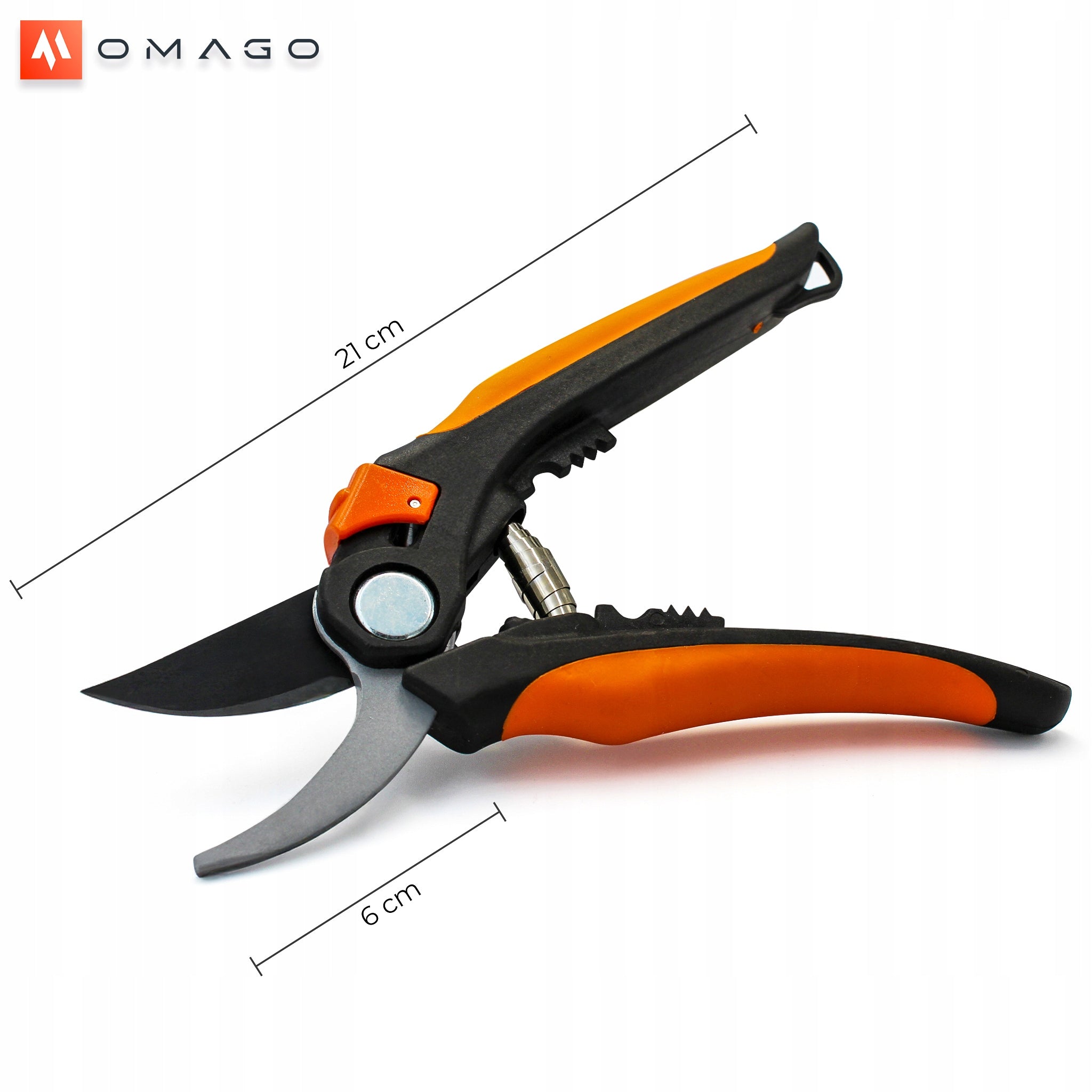 HANDHELD GARDEN PRUNER 21cm STRONG SHEARS FOR FLOWER BUSH BRANCHES Packaging status original