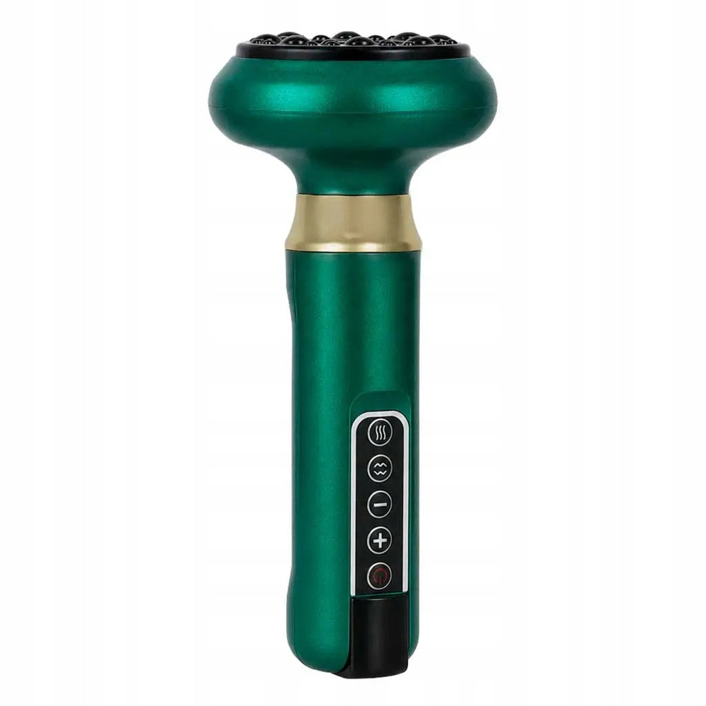 HANDHELD MASSAGER ELECTRIC BUBBLE CHINESE USB 12 LEVELS GREEN Medical device no