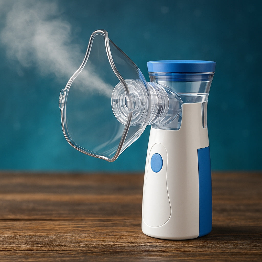 HANDHELD NEBULISER INHALER PORTABLE LIGHTWEIGHT FOR CHILDREN AND ADULTS QUIET