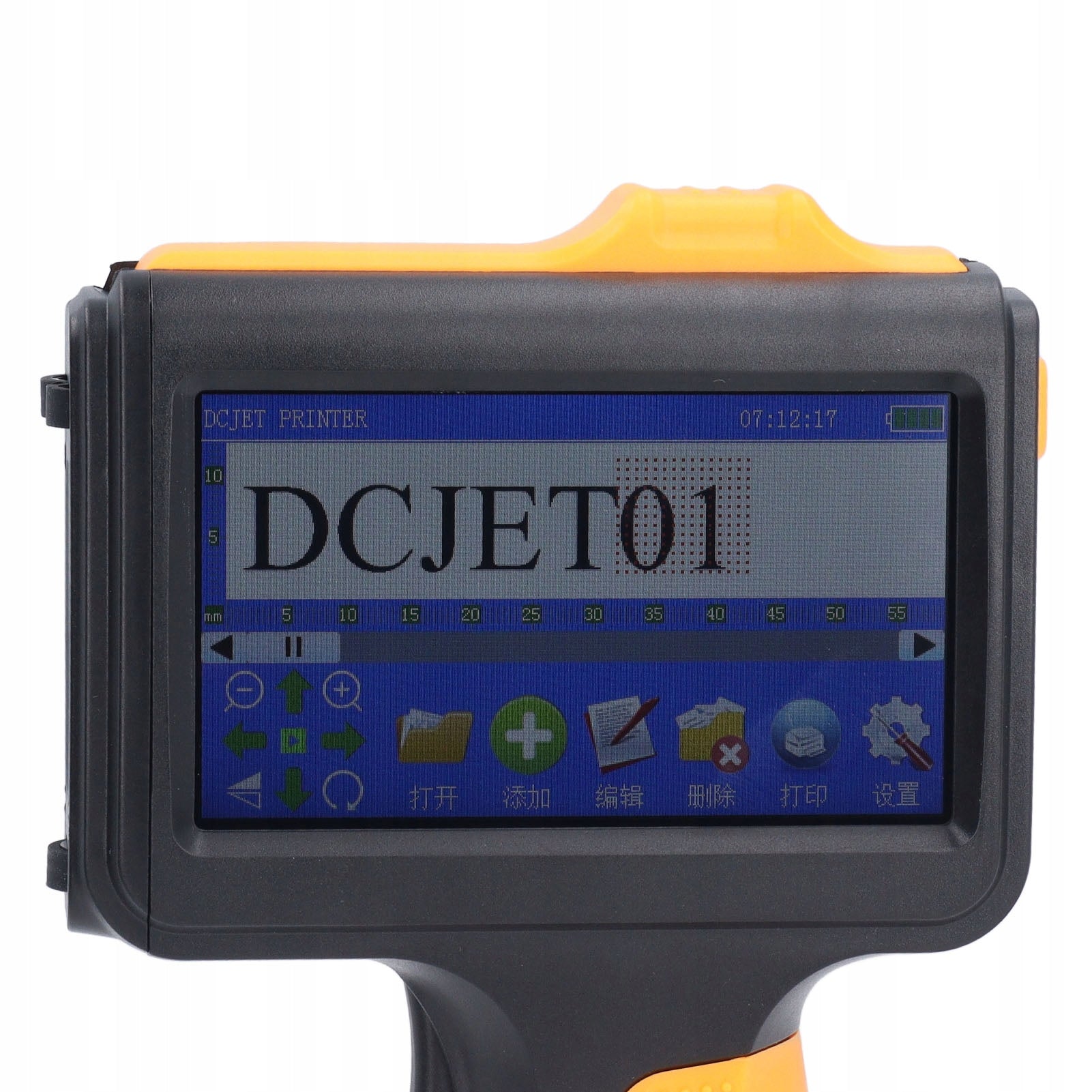HANDHELD PORTABLE INKJET PRINTER FOR MARKING DATES OF EAN QR CODES Manufacturer code 858311