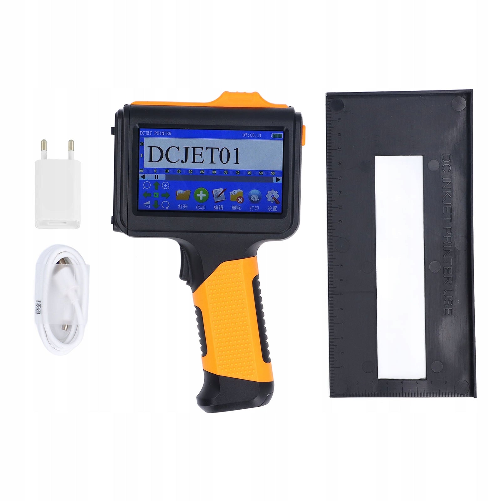 HANDHELD PORTABLE INKJET PRINTER FOR MARKING DATES OF EAN QR CODES