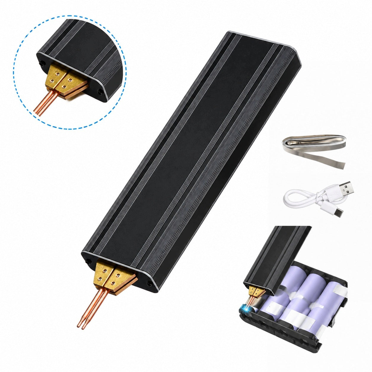 HANDHELD SPOT WELDING MACHINE PORTABLE WITH MINI 18650 5000 mAh NETWORK
