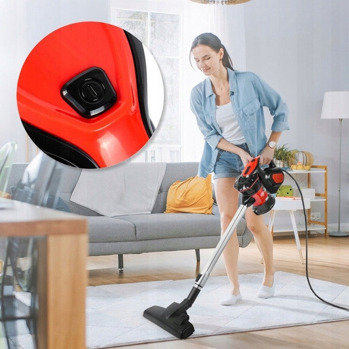 HANDHELD UPRIGHT CYCLONE BAGLESS VACUUM CLEANER 600W 5IN1 SMALL STRONG LIGHT Manufacturer code silber_odkurzacz