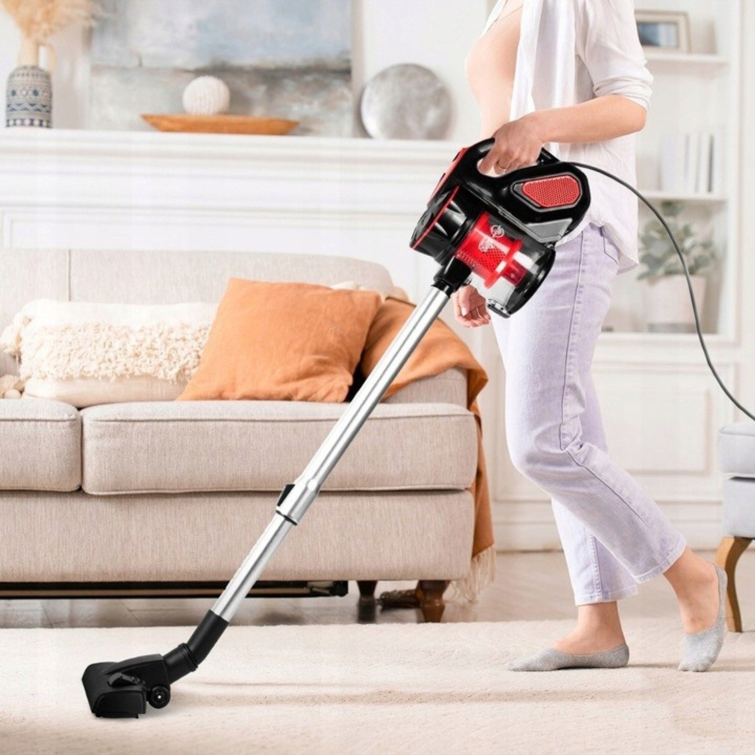 HANDHELD UPRIGHT CYCLONE BAGLESS VACUUM CLEANER 600W 5IN1 SMALL STRONG LIGHT Packaging status original