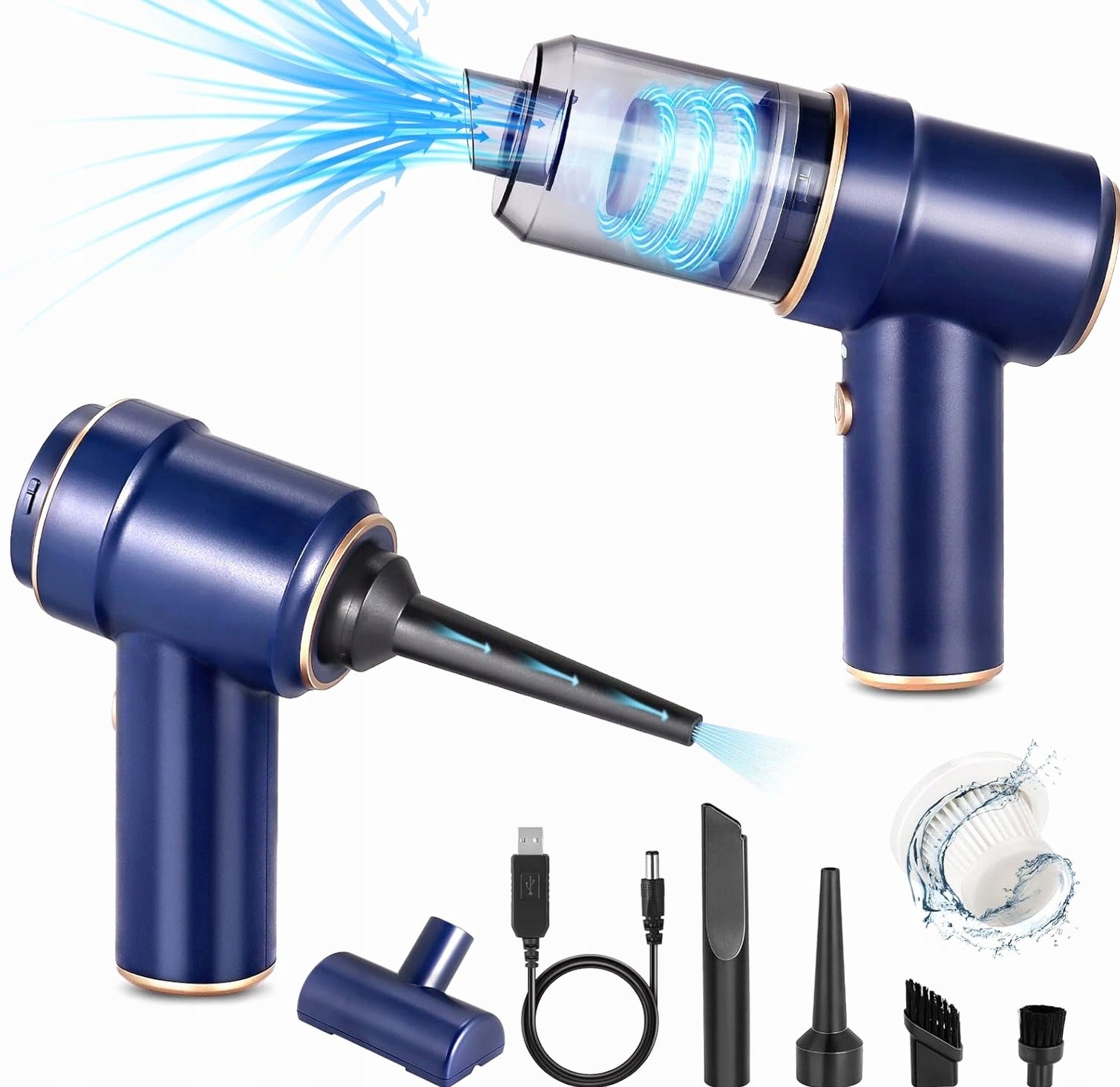 HANDHELD VACUUM CLEANER 9000 PA CORDLESS VACUUMING CAR HOUSE HEPA
