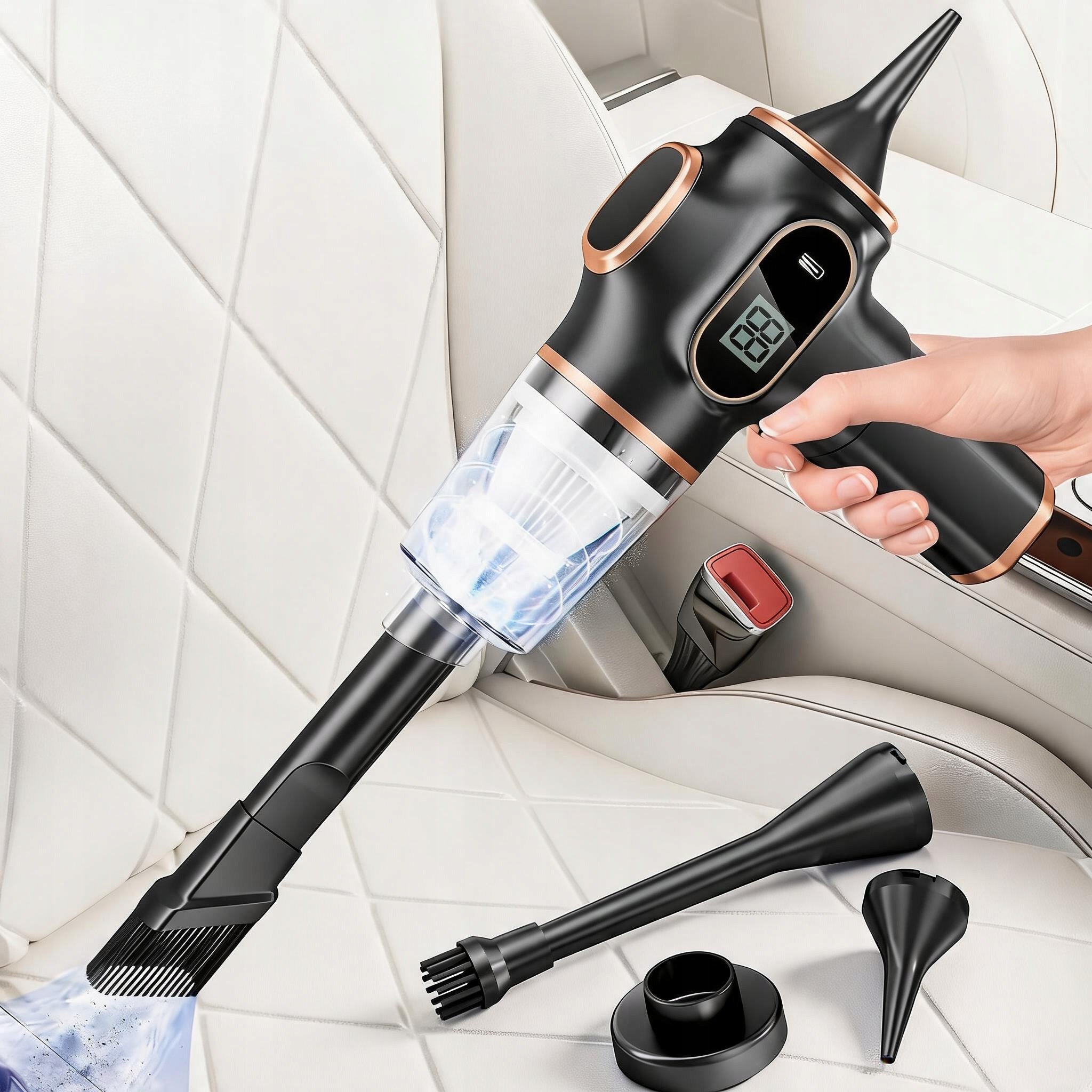 HANDHELD VACUUM CLEANER CORDLESS STRONG BAGLESS TOUCH AUTO HOUSE FLOOR Manufacturer no brand