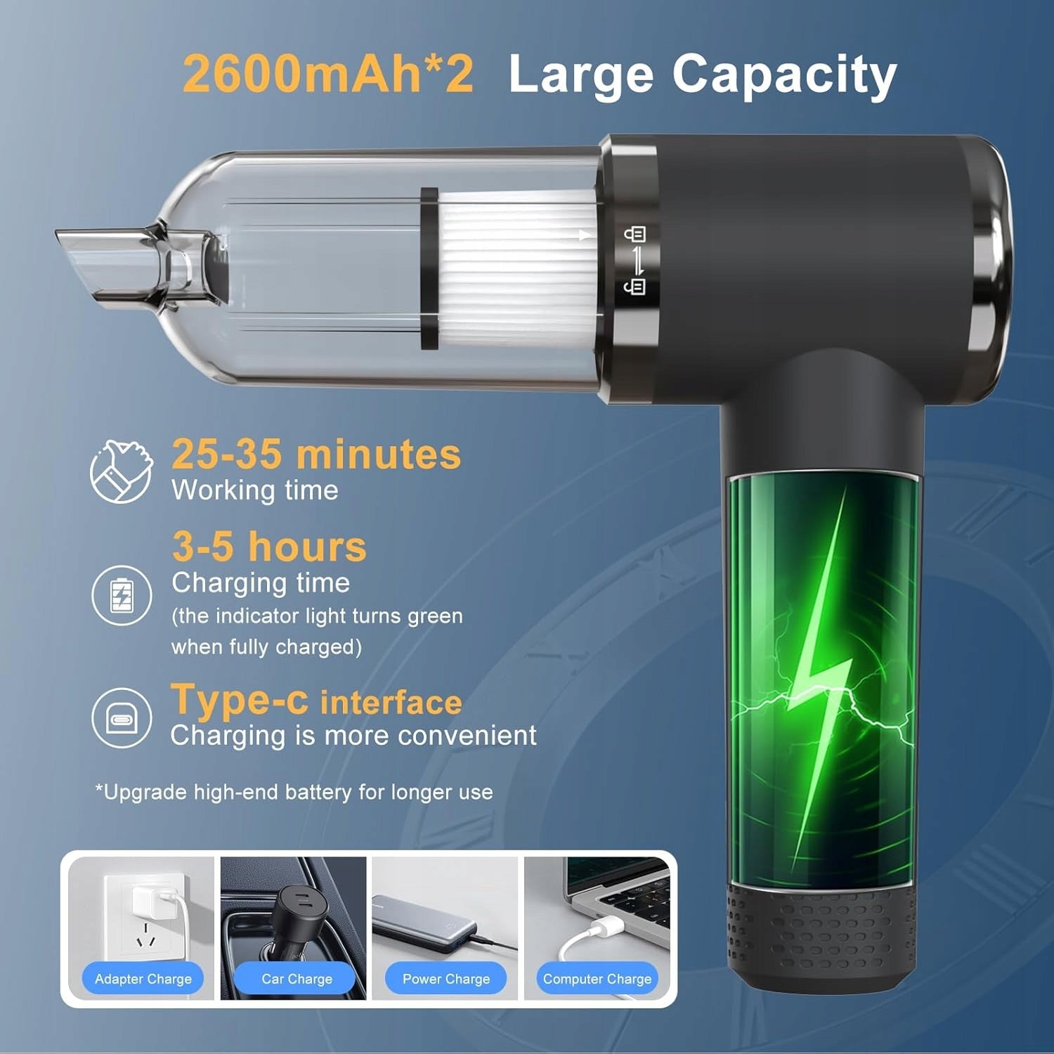 HANDHELD VACUUM CLEANER PORTABLE EFFICIENT VERY POWERFUL IDEAL FOR HOME OFFICE CAR Manufacturer code BEZPRZEWODOWY ODKURZACZ SAMOCHODOWY PREZENT