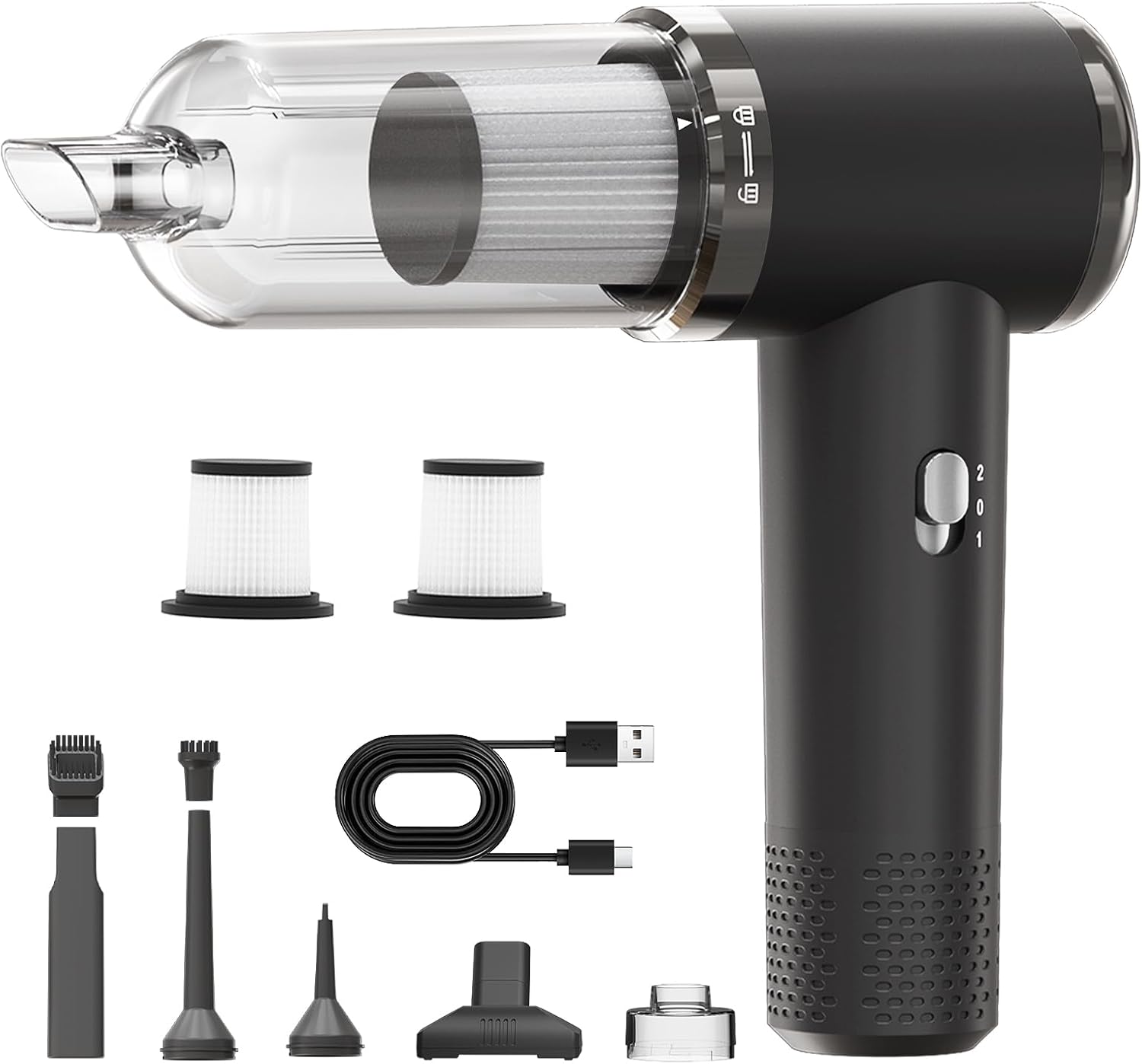HANDHELD VACUUM CLEANER PORTABLE EFFICIENT VERY POWERFUL IDEAL FOR HOME OFFICE CAR