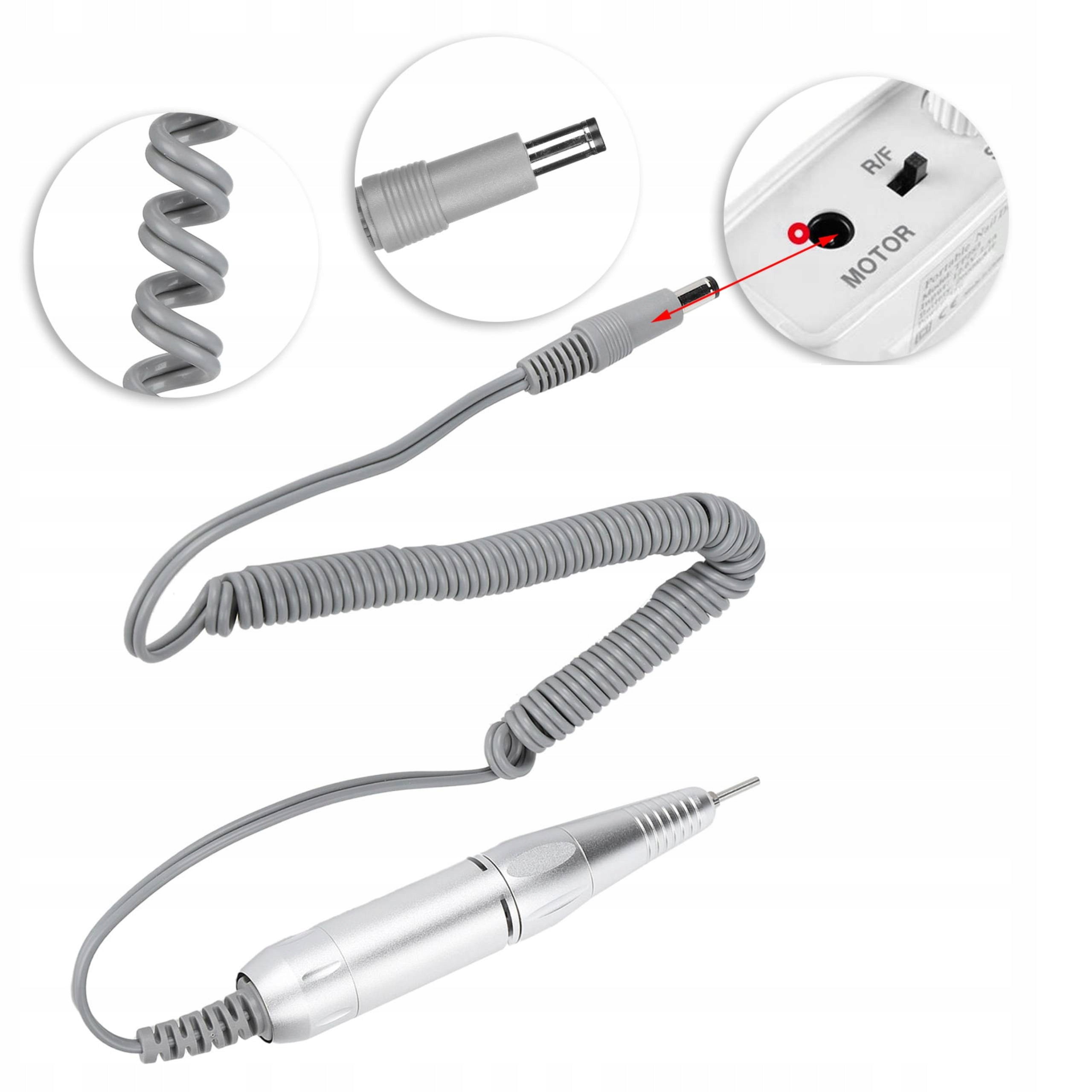 HANDLE TNICA FOR MILLING MACHINE NAIL DRILL HOLDER INPUT 5 PIN Packaging status original