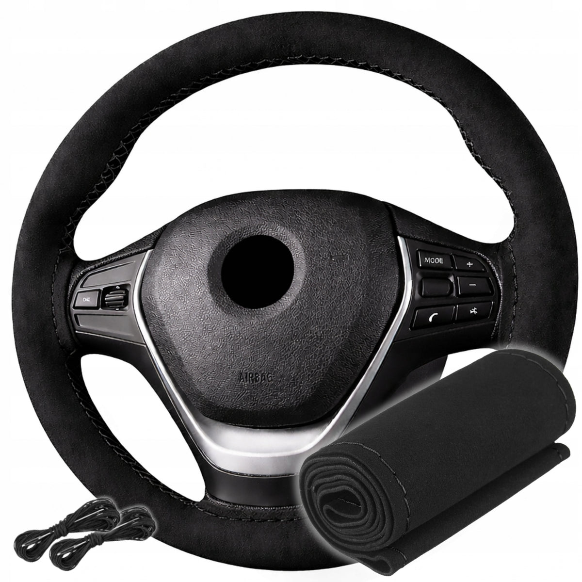 HANDLEBAR COVER ALCANTARA SUEDE FOR HEM ALKANTARA 36-38 cm