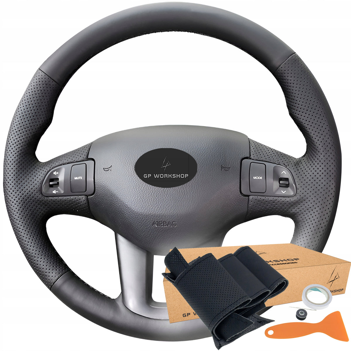 HANDLEBAR COVER LEATHER FOR HEMMING FOR KIA SPORTAGE III CEED