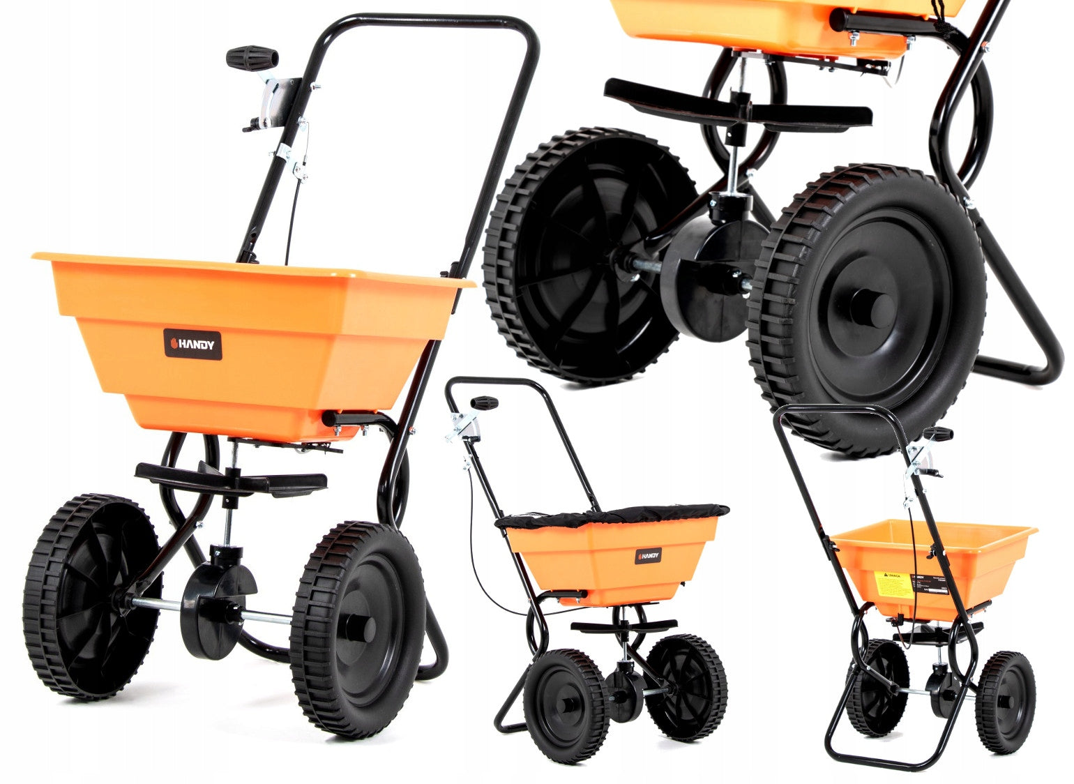 HANDY SEED DRILL SPREADER FERTILIZER SPREADER 27kg PUSH SPREADER