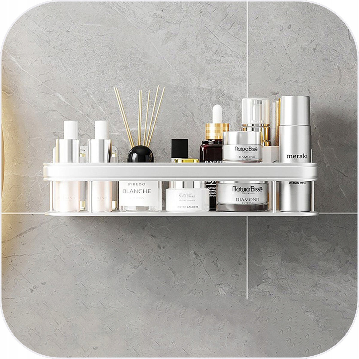 HANGING SHELF BATHROOM SHOWER LOFT FOR BATHROOM FOR COSMETICS Manufacturer code 6002187