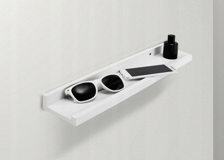 HANGING SHELF SIMPLE BOOKCASE DECORATION WIDTH 80 CM UNIVERSAL WHITE Brand Product Placement