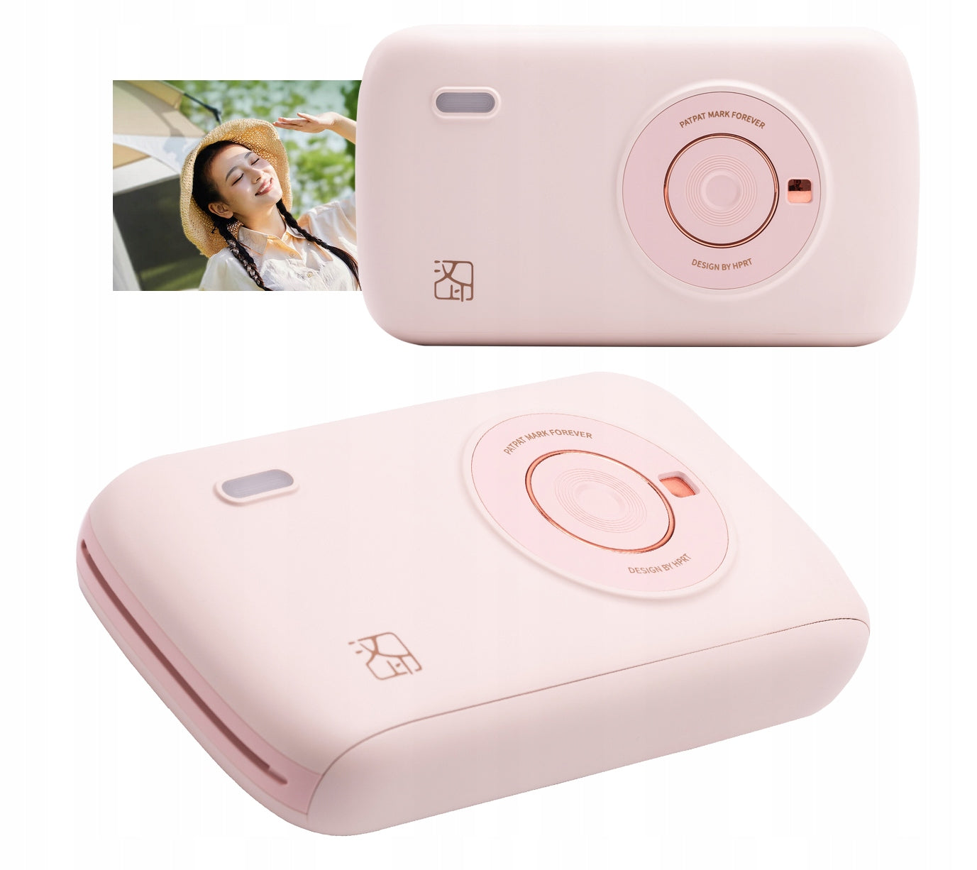 HANIN Bluetooth Printer CP2100 Photo Printing 300DPI for Smartphone Phone