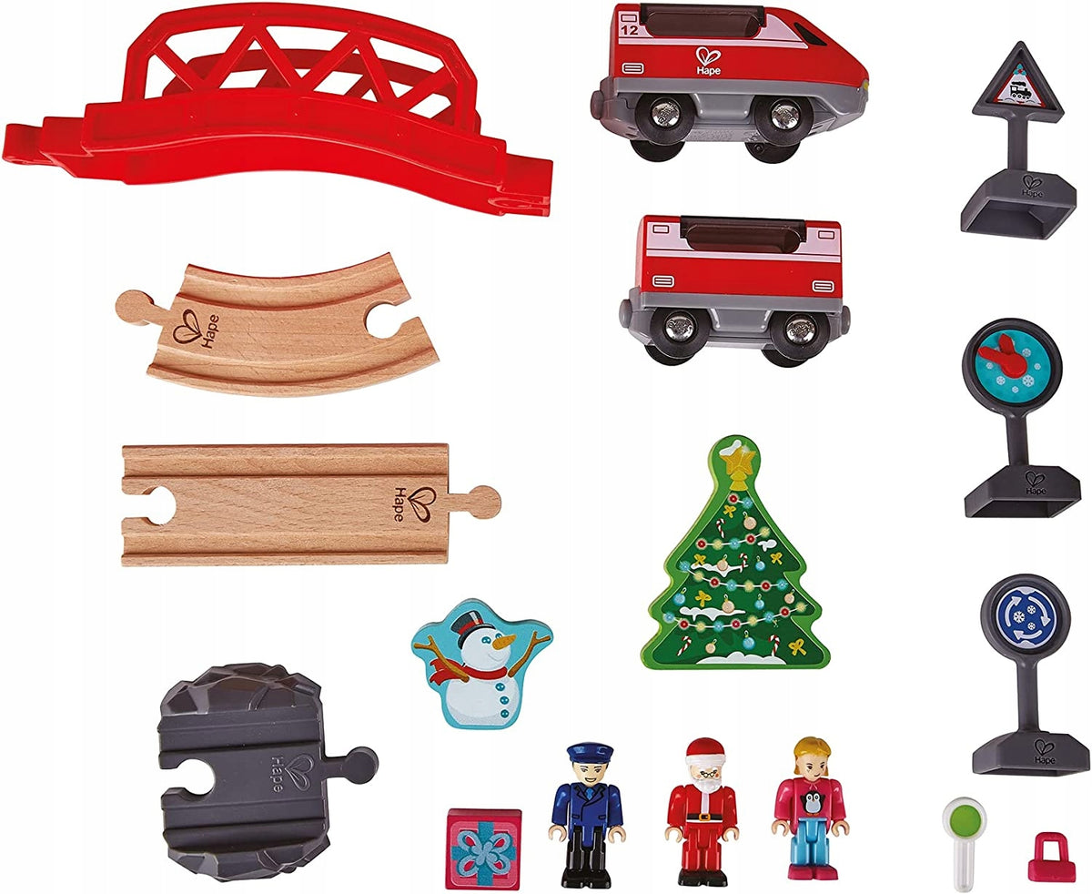 HAPE ADVENT CALENDAR TRAIN WITH STATION HEAD E3770 Manufacturer code 1088E3770